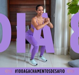 Como transformar suas pernas treinando em casa - Desafio 100 agachamentos - Carol Borba