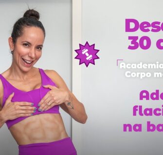 Adeus flacidez na barriga - treino pra secar abdômen - DESAFIO ACADEMIA EM CASA - Carol Borba