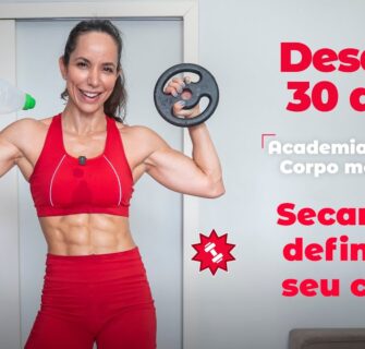 Como secar e definir seu corpo todo treinando em casa- DESAFIO ACADEMIA EM CASA- Carol Borba