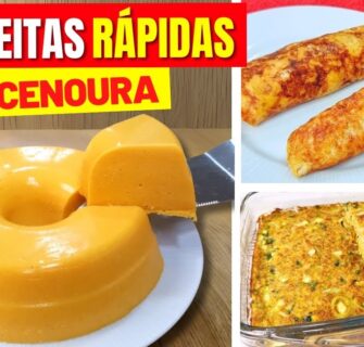 3 Receitas com Cenoura SAUDÁVEIS, FÁCEIS, RÁPIDAS e Versáteis - SEM TRIGO E AÇÚCAR - Deliciosas!